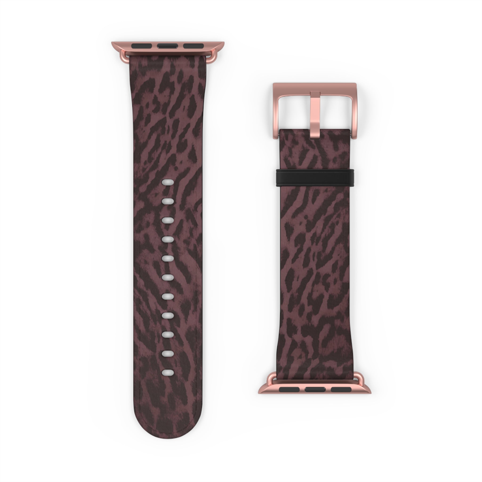 Purple Leopard Print Apple Watch Band