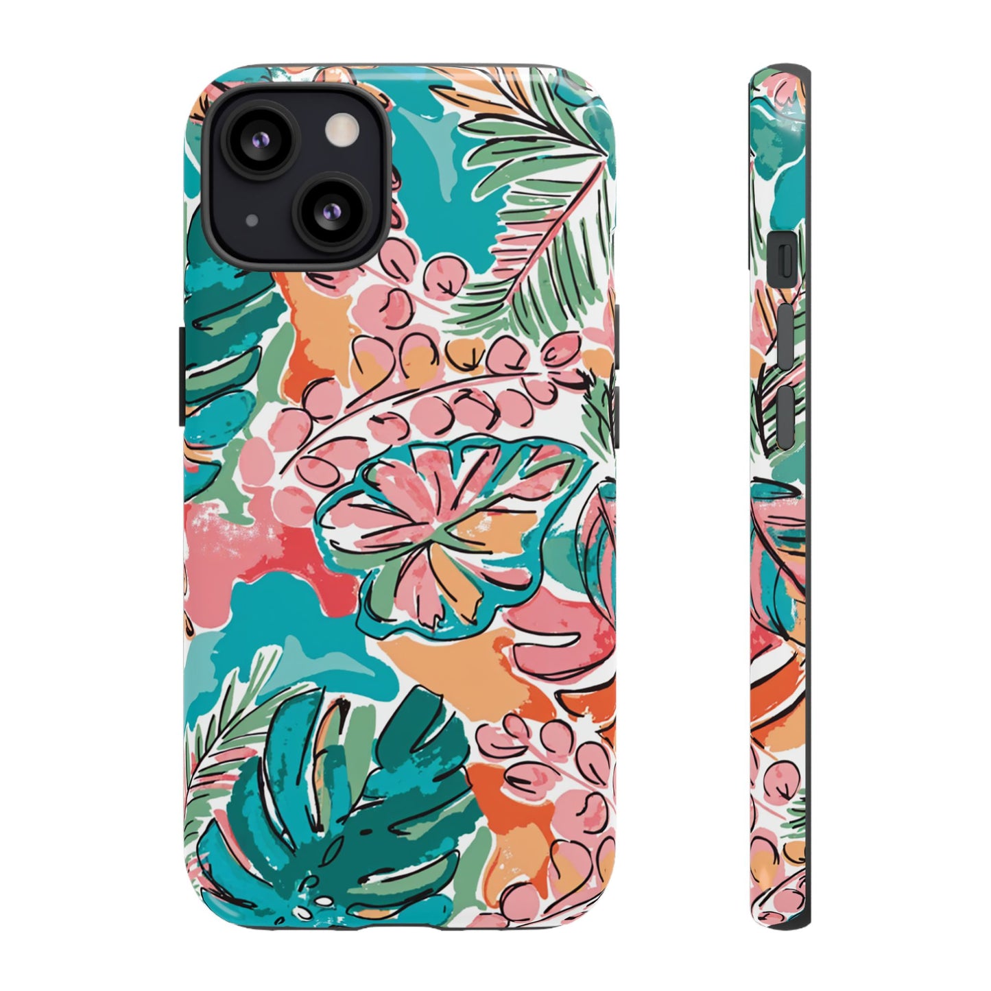 Tropical Botanical | Watercolor Botanical Case