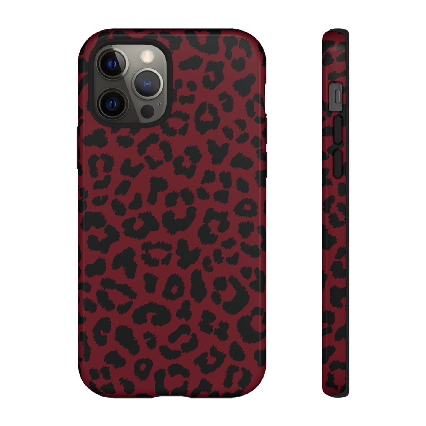 Gone Wild  | Red Leopard Print iPhone Case