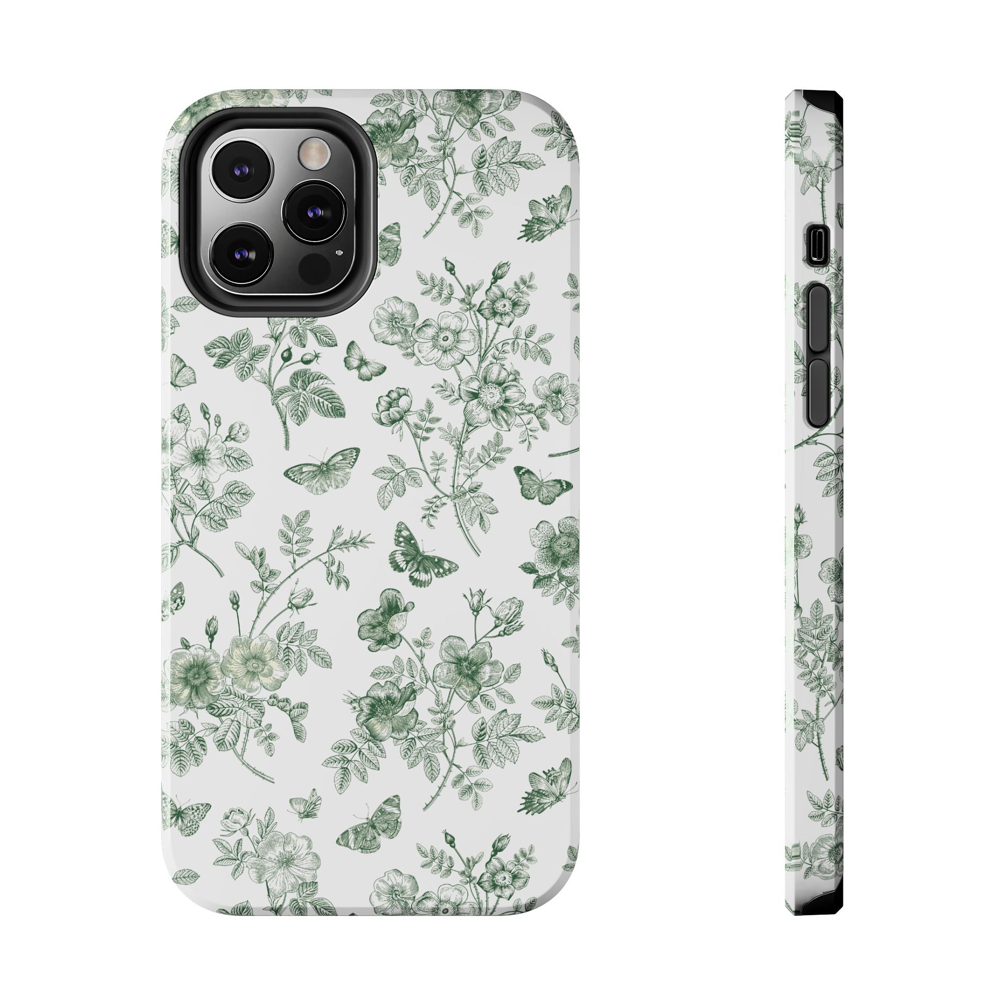 Butterfly Garden Floral iPhone Case