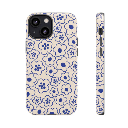 Blossom | Blue Retro Flower Case