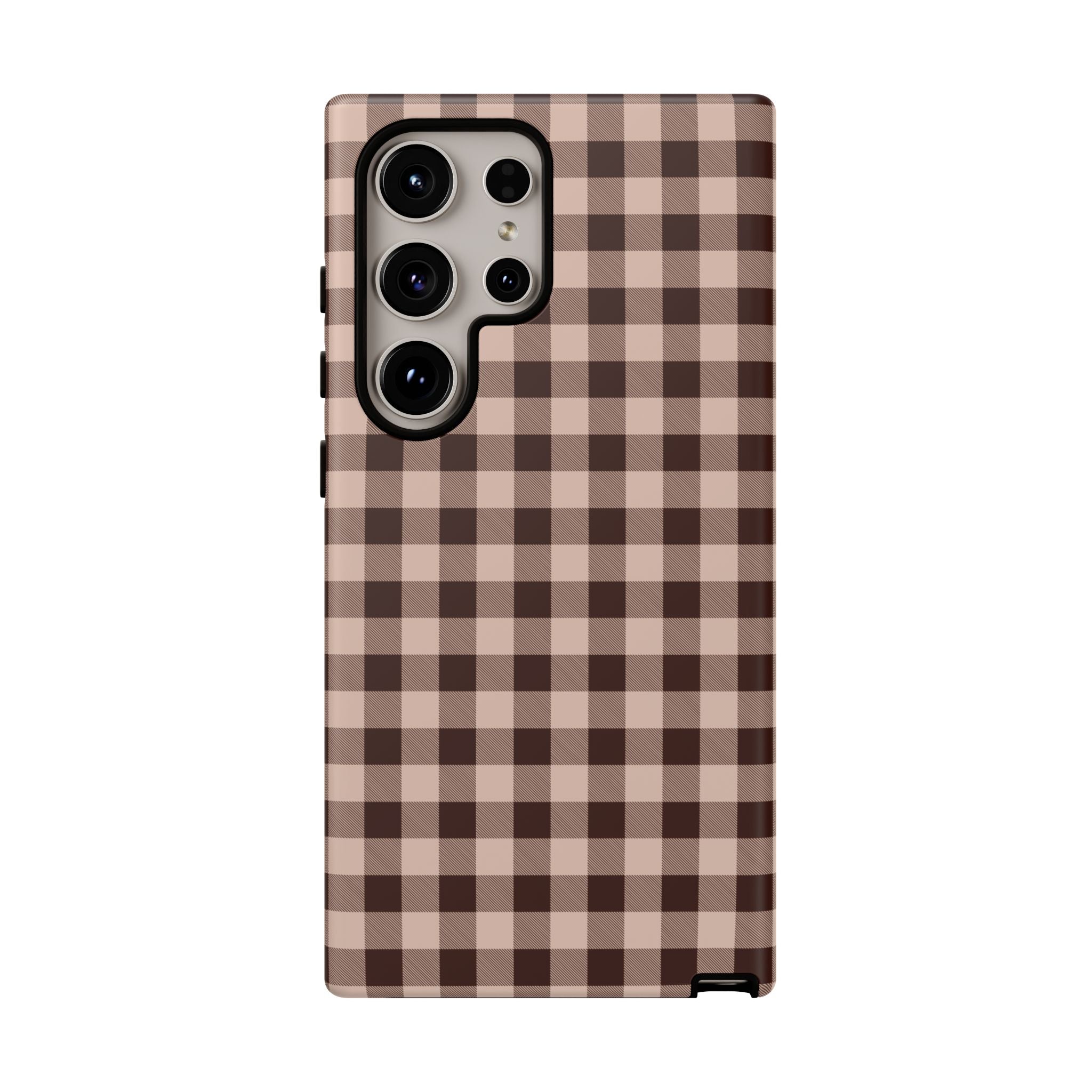 Latte Check Phone Case