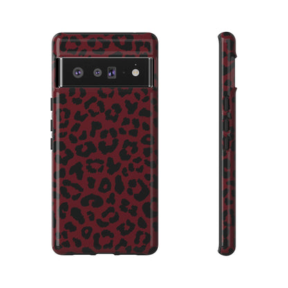 Funda Pixel con estampado de leopardo rojo Gone Wild