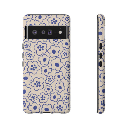 Blossom | Blue Retro Flower Case