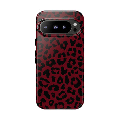 Funda Pixel con estampado de leopardo rojo Gone Wild