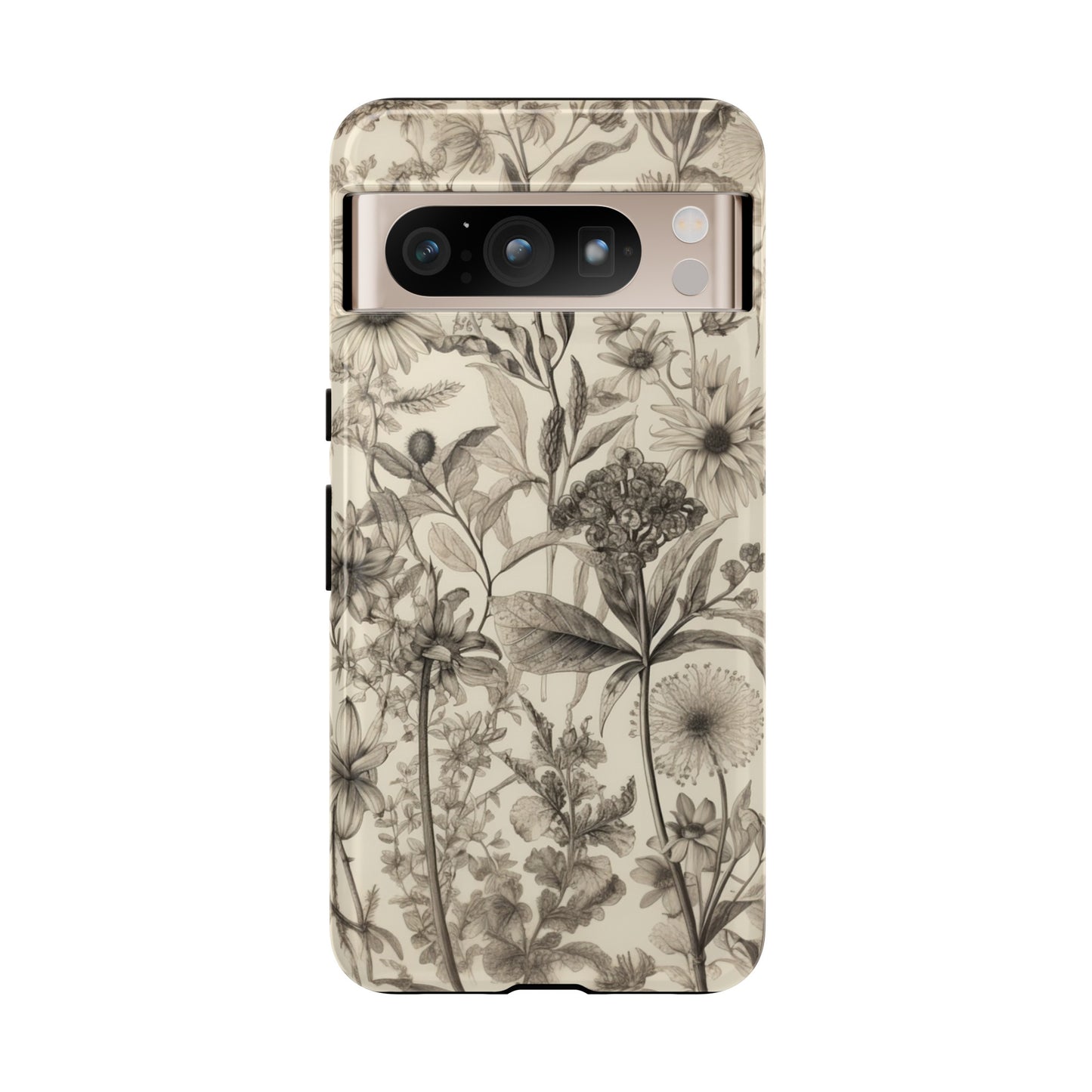 Vintage Wildflowers | Neutral Floral Case