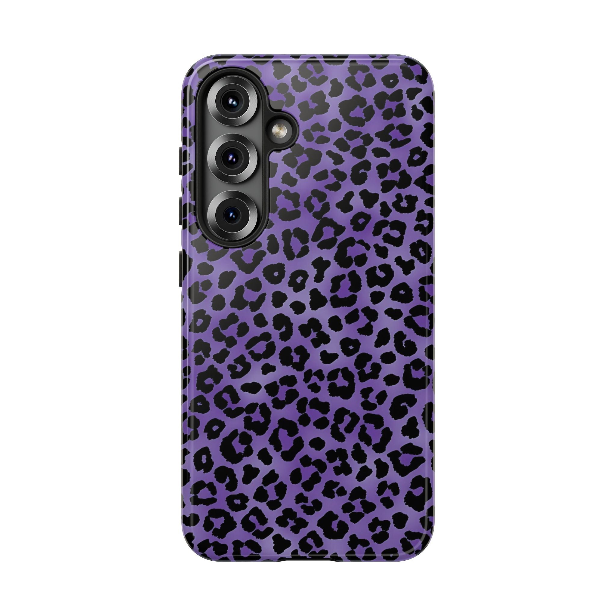 On the Prowl Purple Leopard Galaxy Case