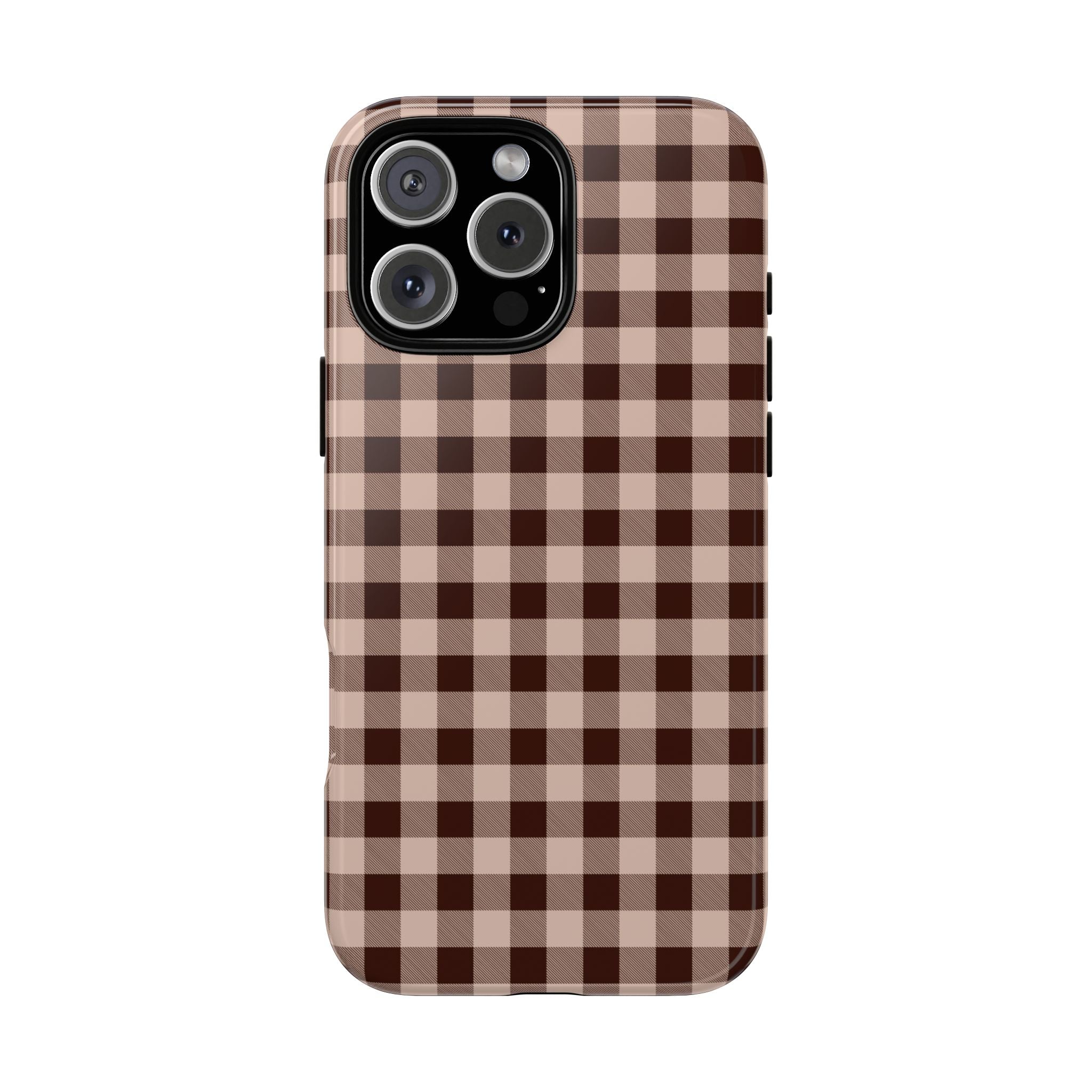 Latte Check Phone Case