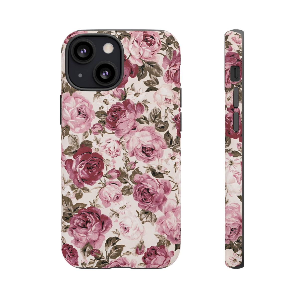 Love Story | Vintage Pink Rose Floral iPhone Case