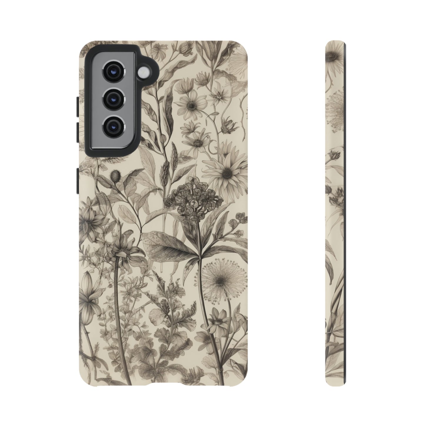 Vintage Wildflowers | Neutral Floral Case