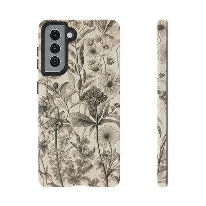 Vintage Wildflowers | Neutral Floral Case