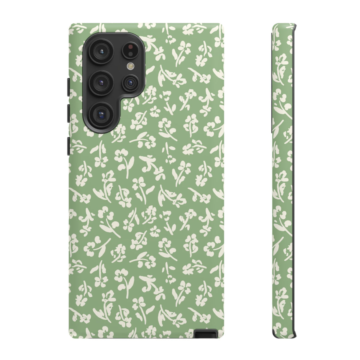 Little Things | Sage Green Ditsy Floral Galaxy Case