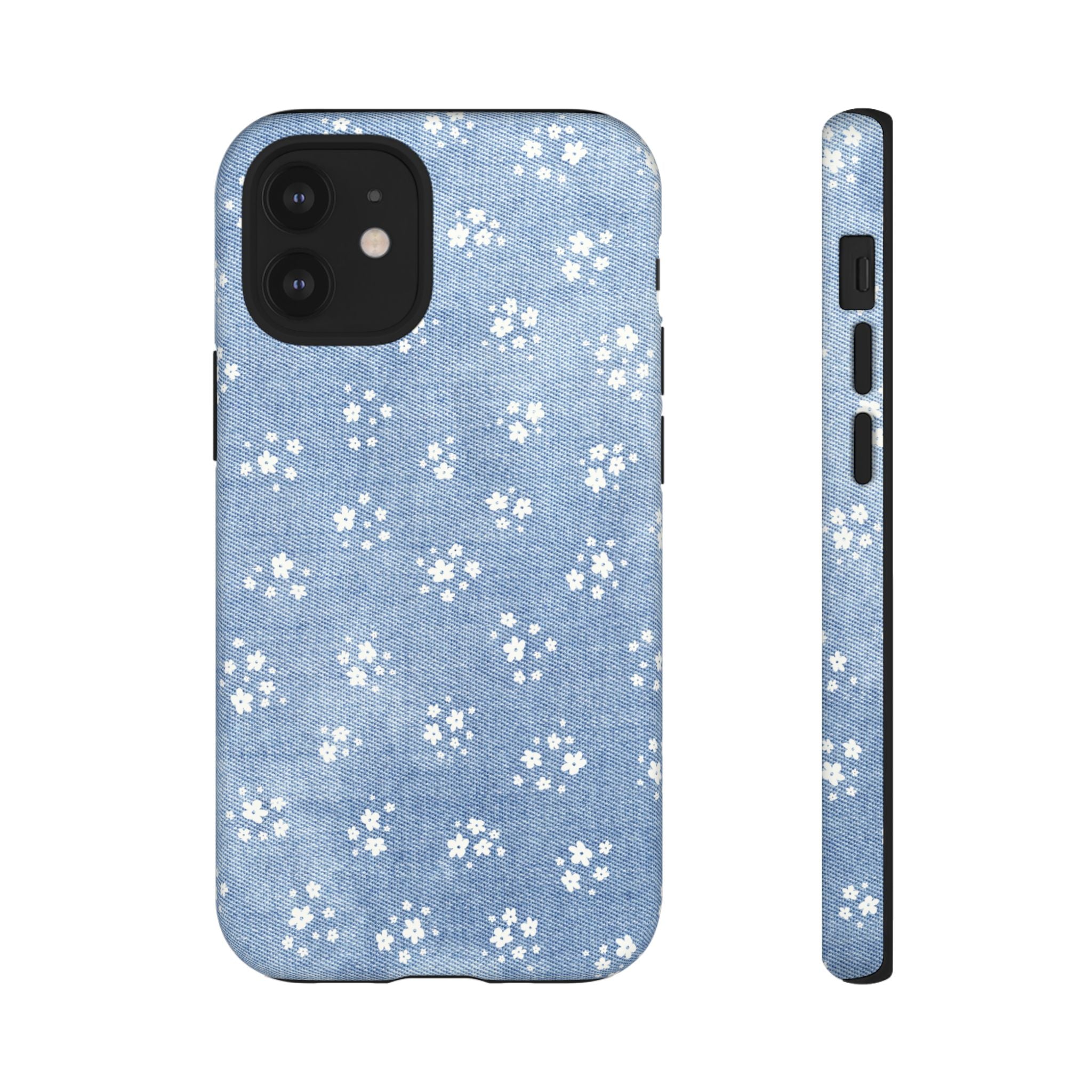 Denim Daisy Phone Case