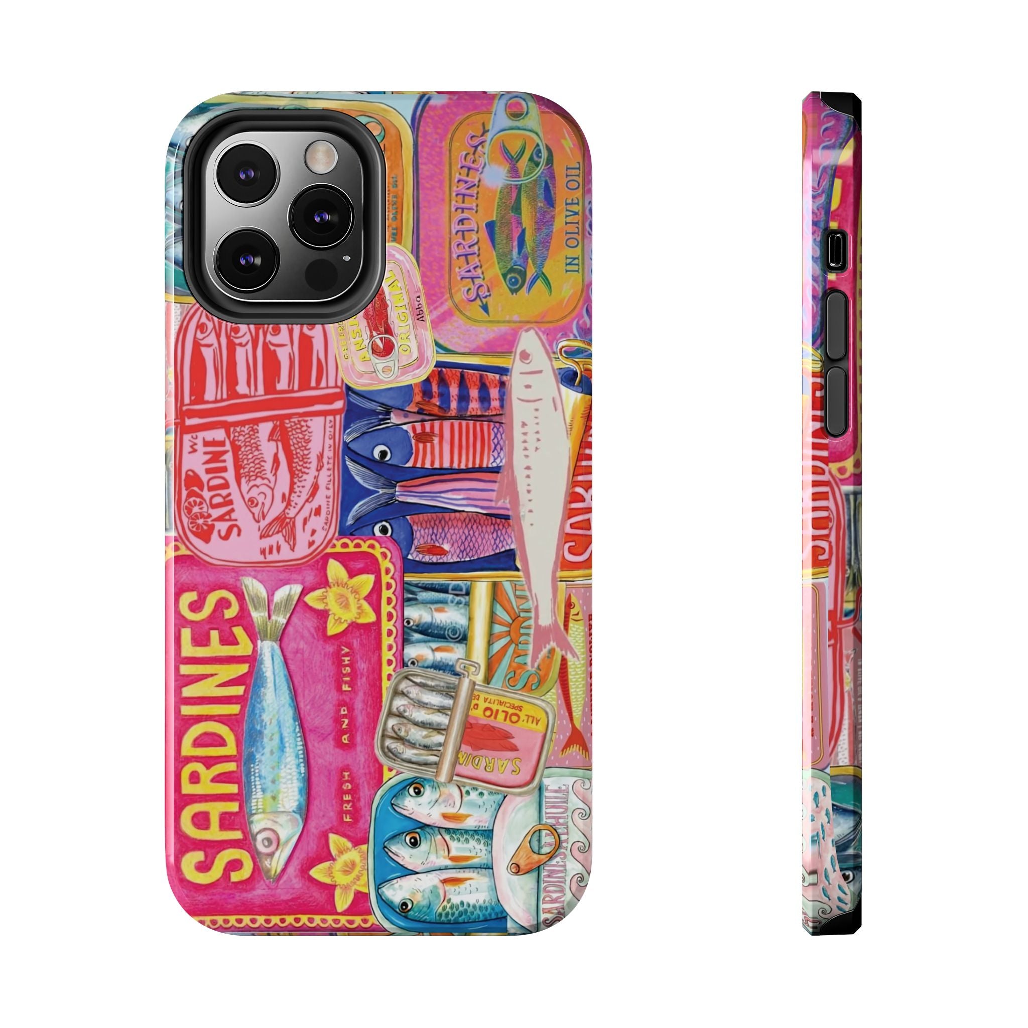 Sardines Collage iPhone Case