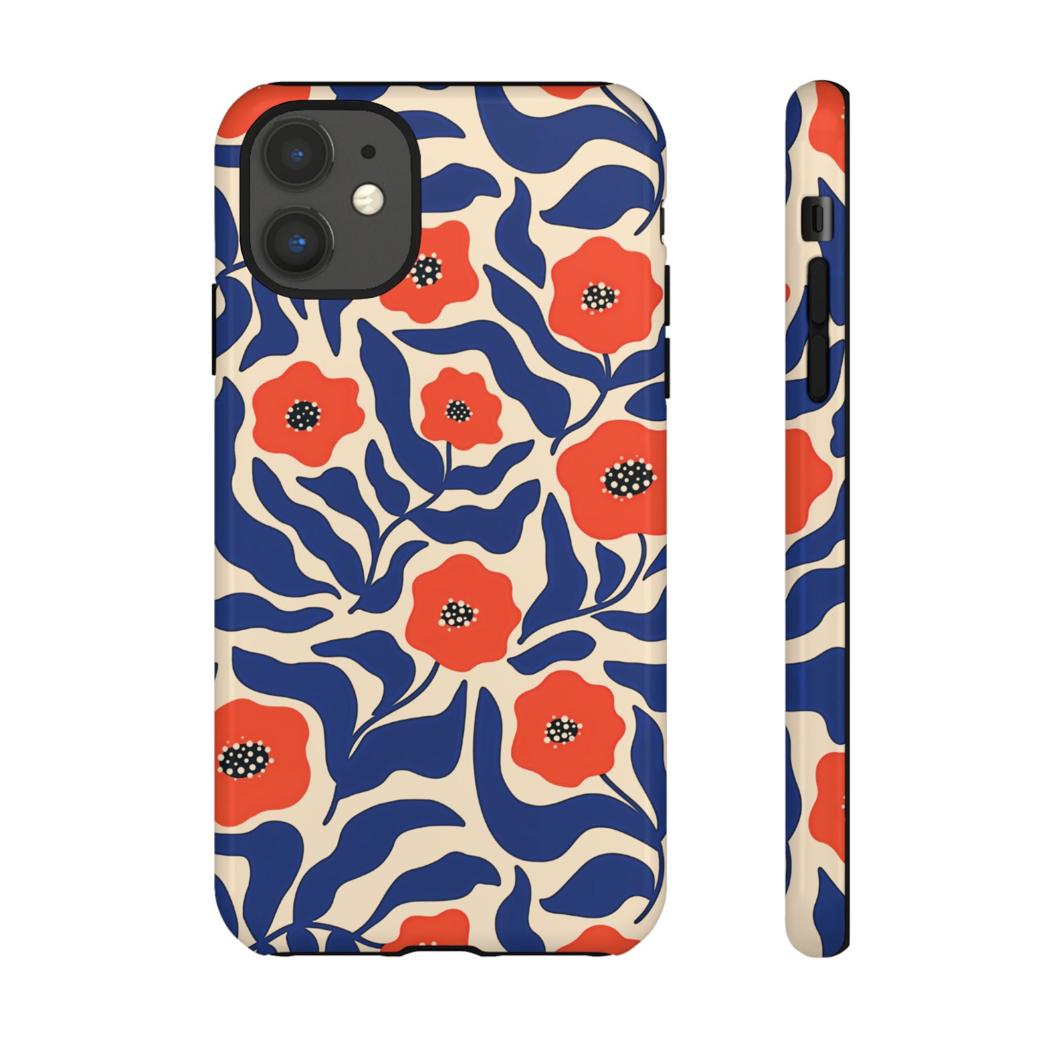 Indigo Poppy Phone Case
