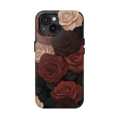 Roses | Brown Floral iPhone Case