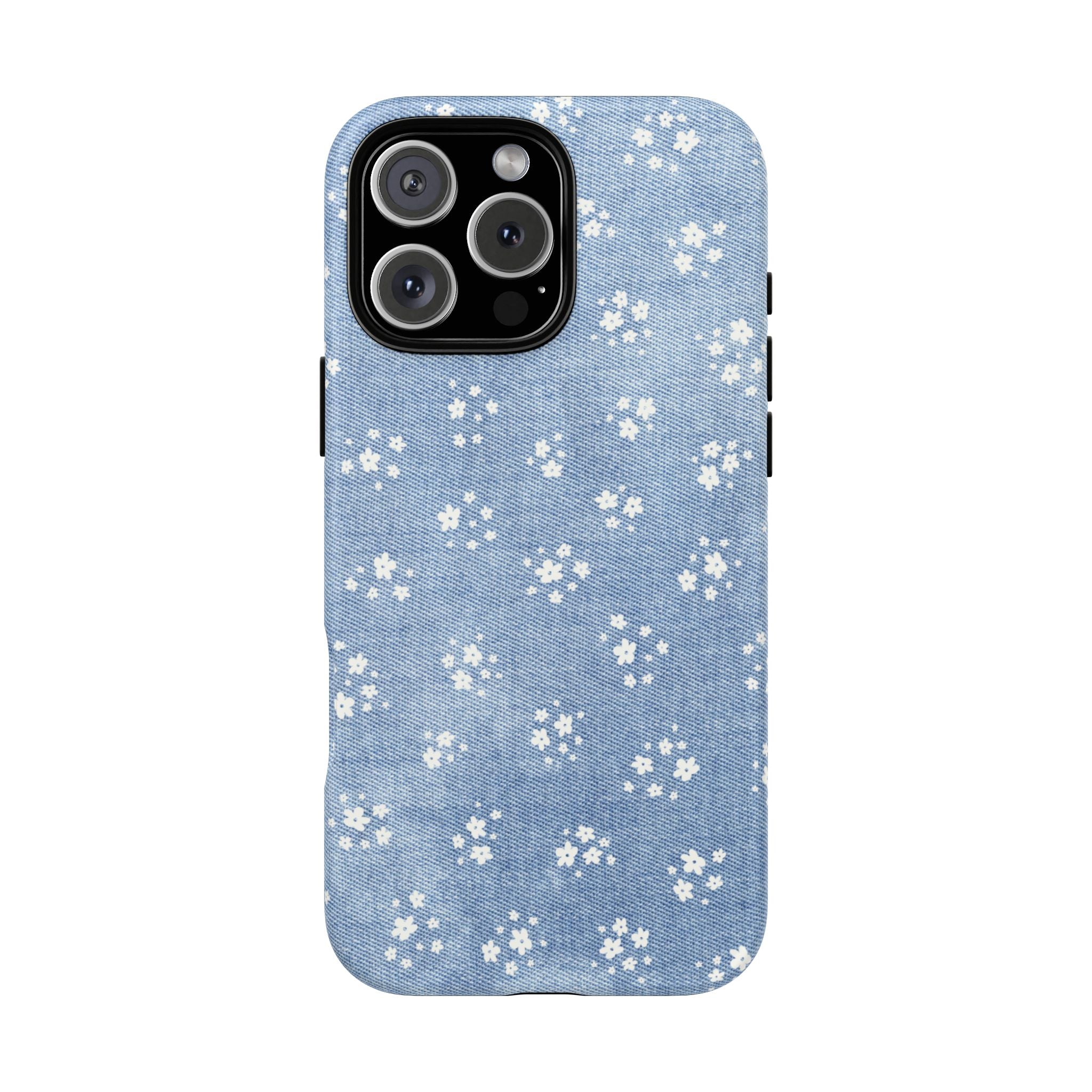 Denim Daisy Phone Case