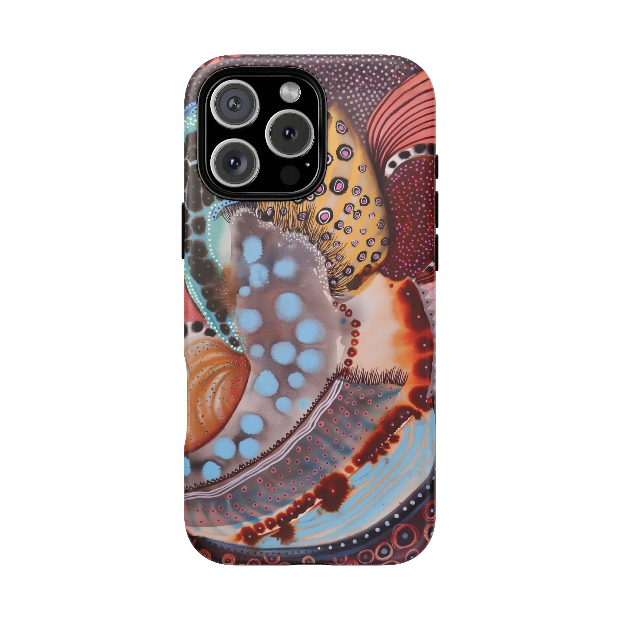 Ocean Echo | Abstract Sea Life iPhone Case