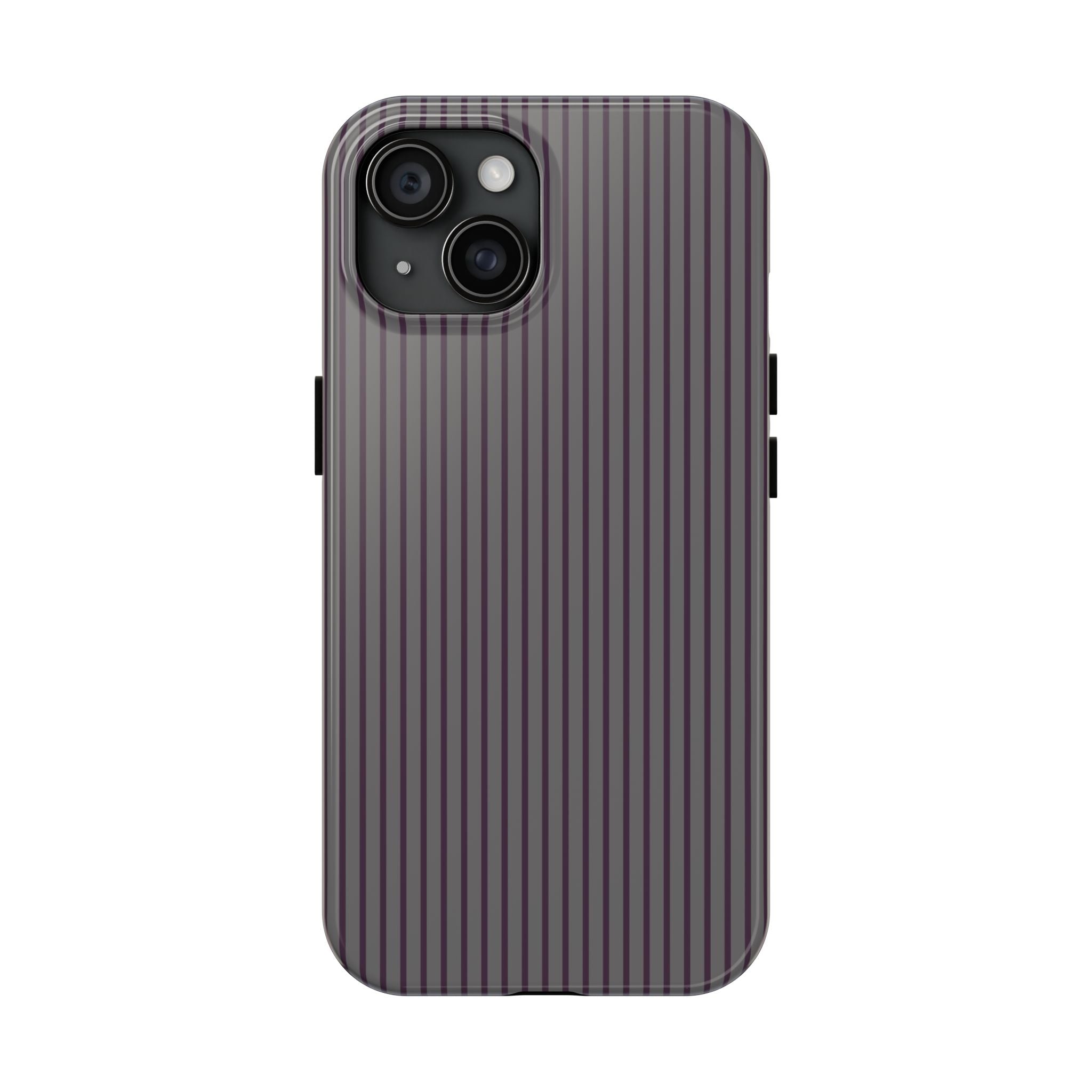Trendsetter Gray Pinstripe iPhone Case
