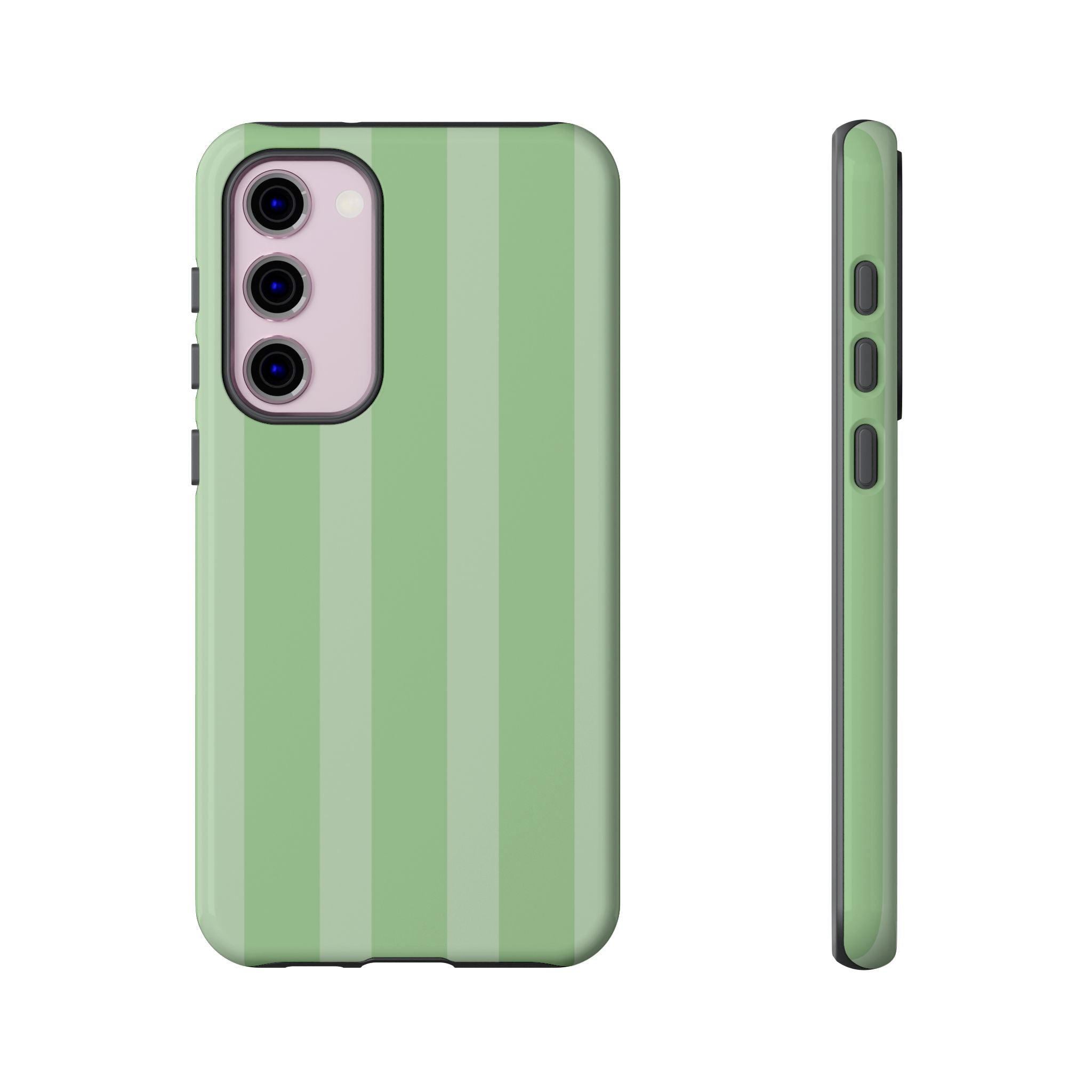 Pistachio Striped Galaxy Case