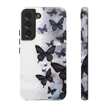 Estuche Galaxy con diseño de mariposas sin límites