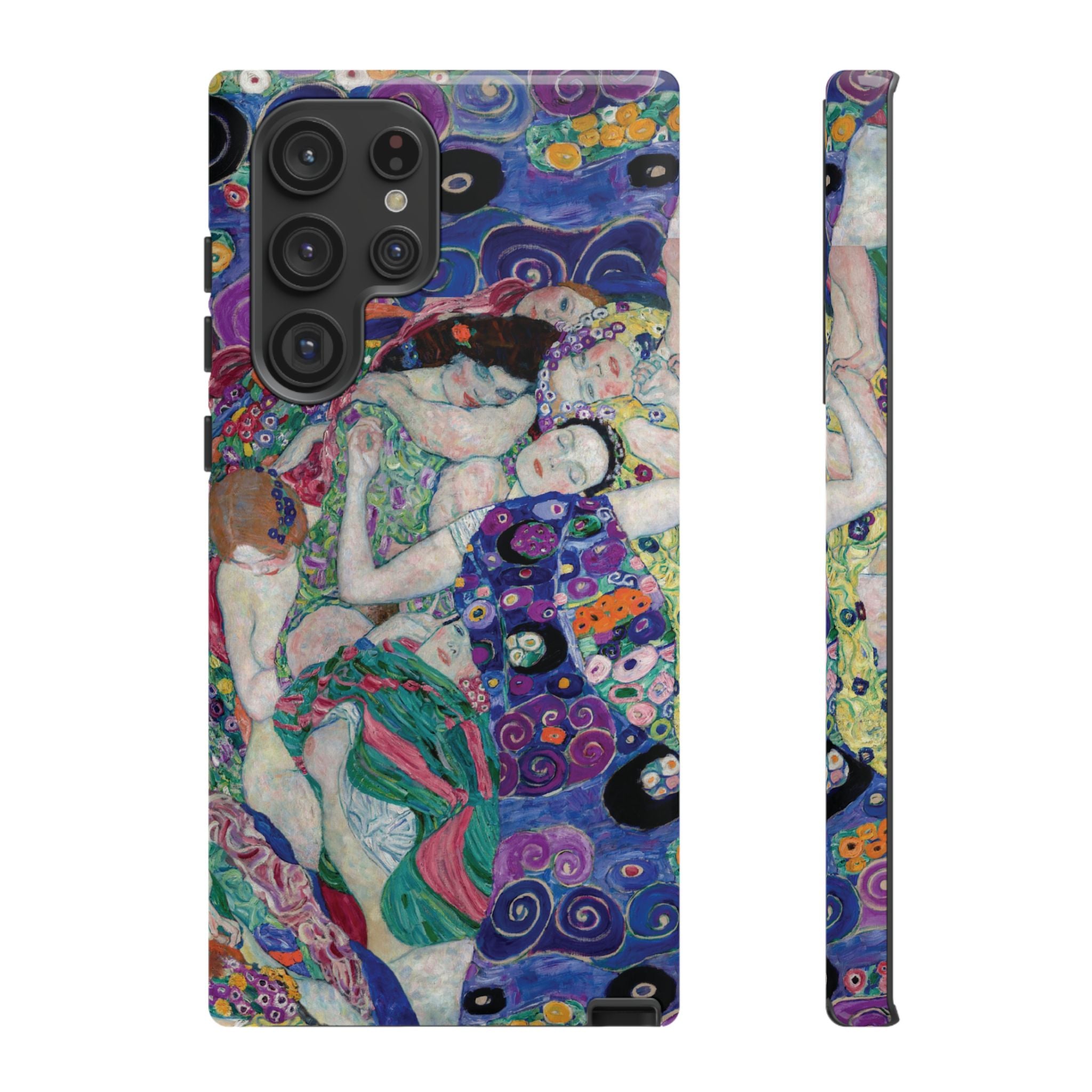 The Maiden Klimt Collage Galaxy Case