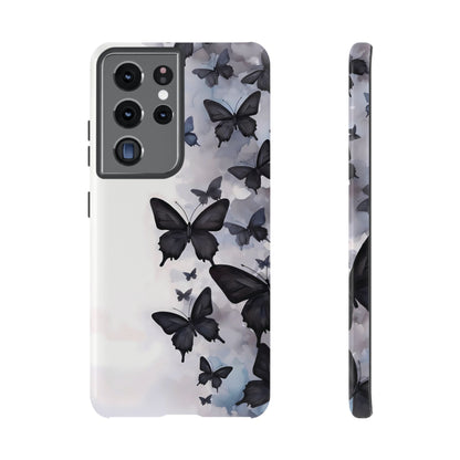 Estuche Galaxy con diseño de mariposas sin límites