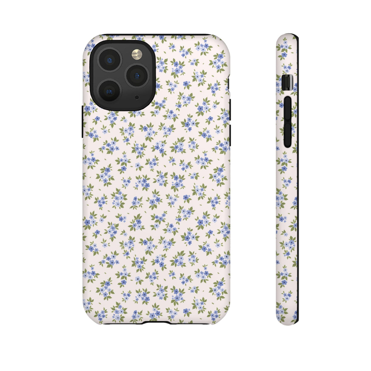 Love Notes | Blue Ditsy Floral iPhone Case