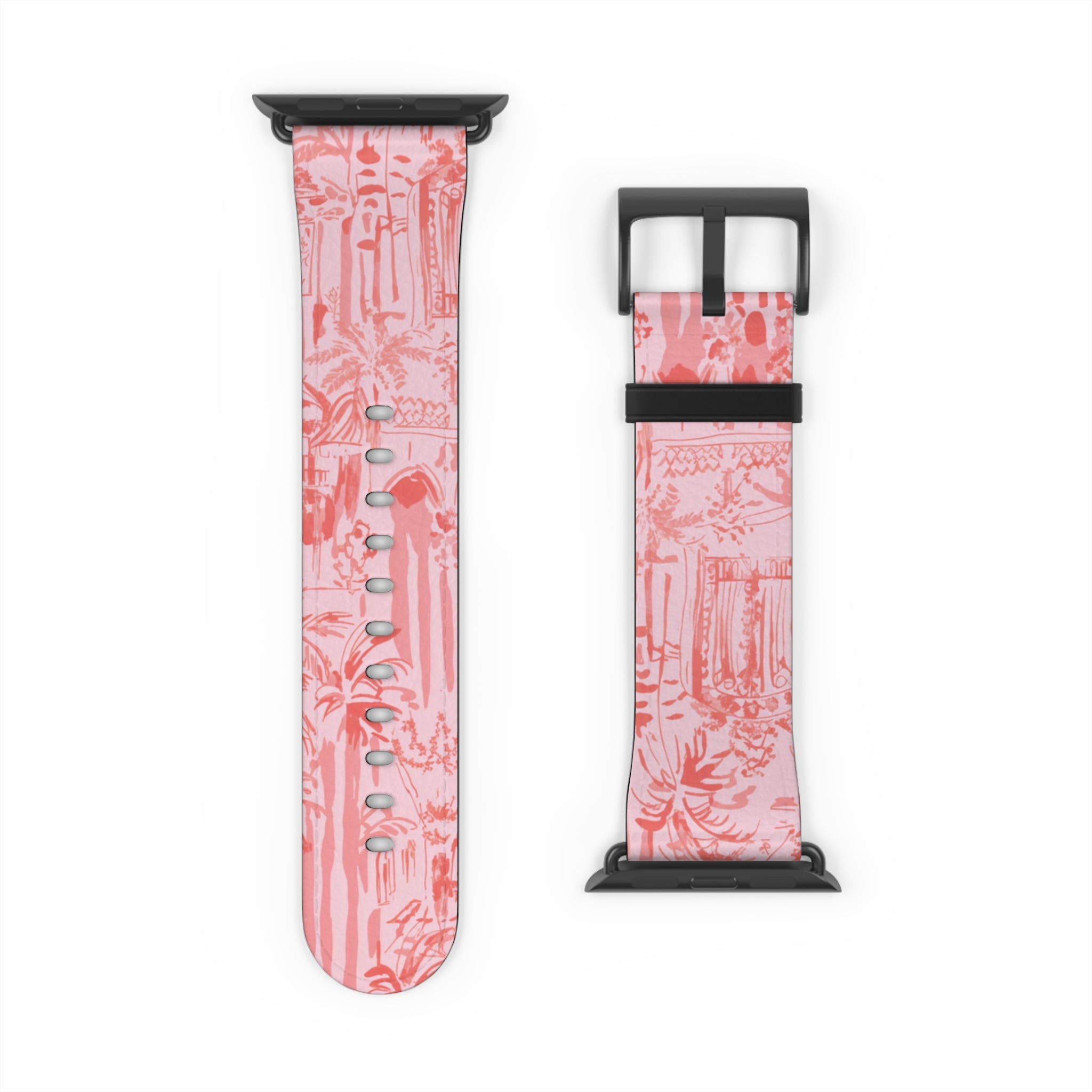 Tropical Toile Apple Watch Band
