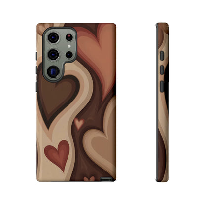 El ritmo está en el corazón | Funda Galaxy Retro Hearts