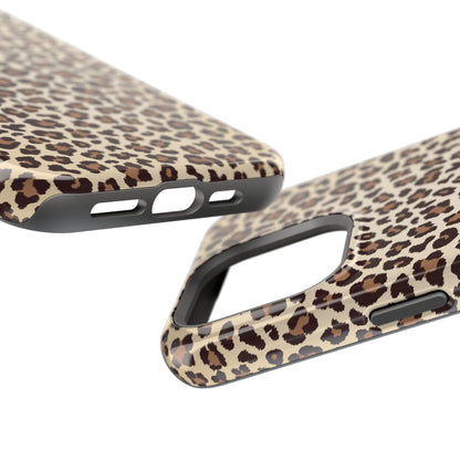 Jungle Cat | Brown Leopard Print MagSafe Case