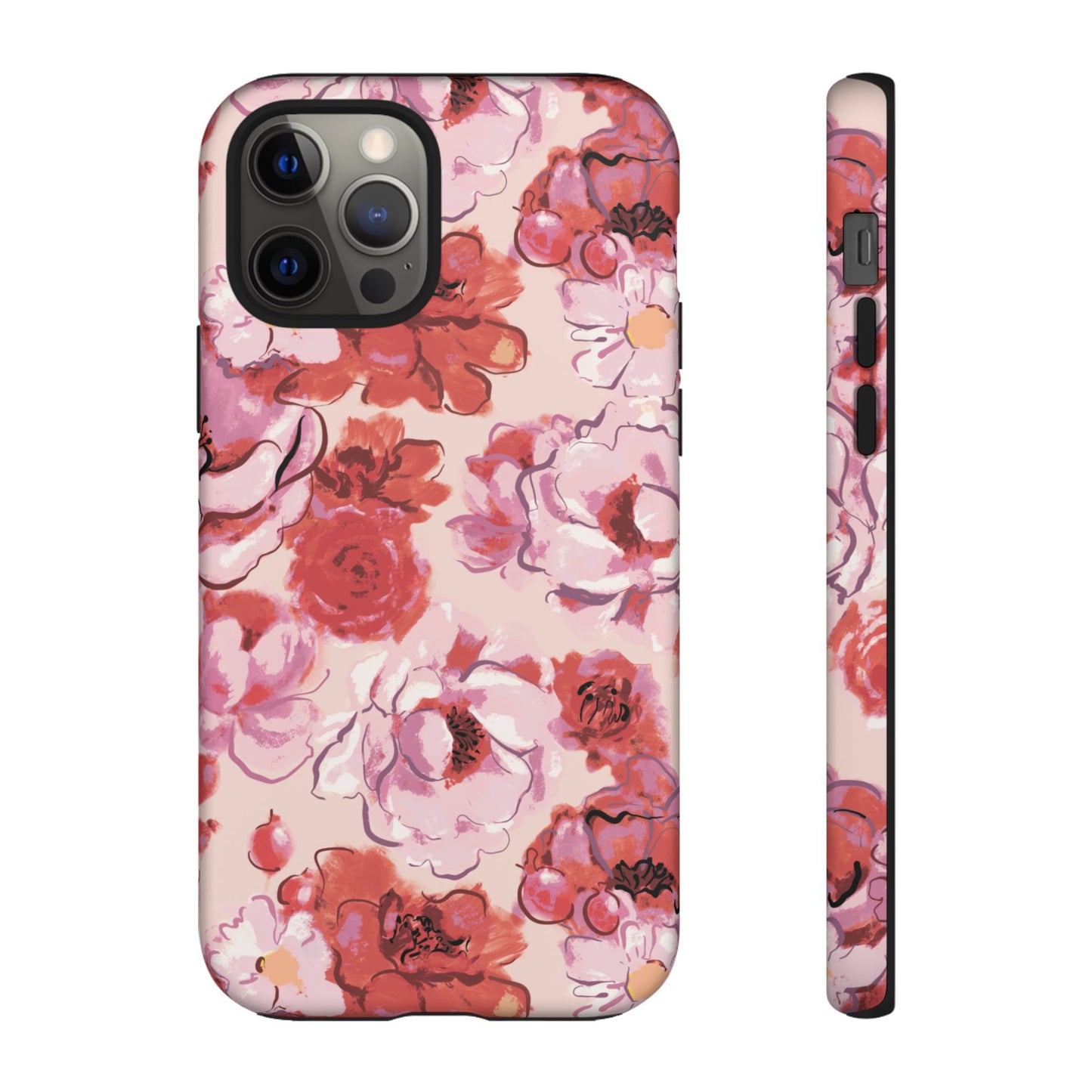 Charmed | Pink Painted Roses Case