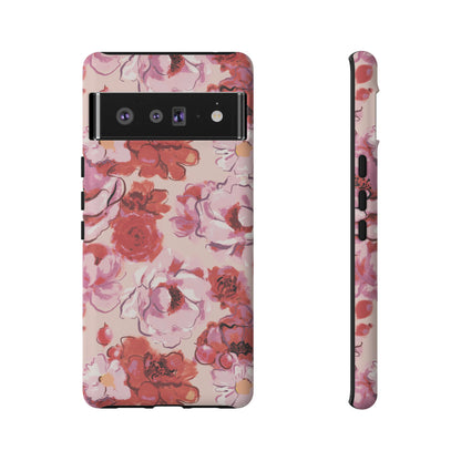 Charmed | Pink Painted Roses Case