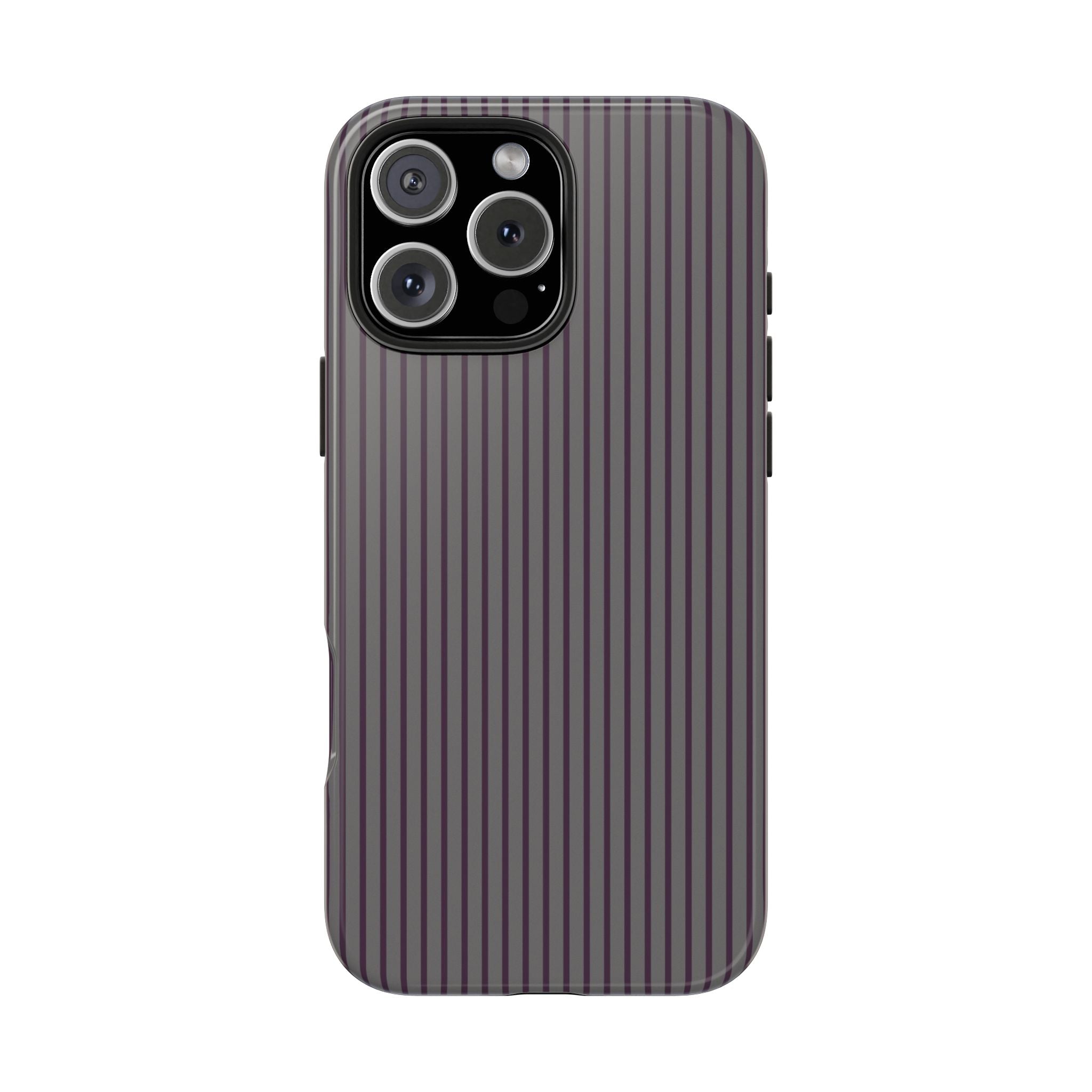 Trendsetter Gray Pinstripe iPhone Case
