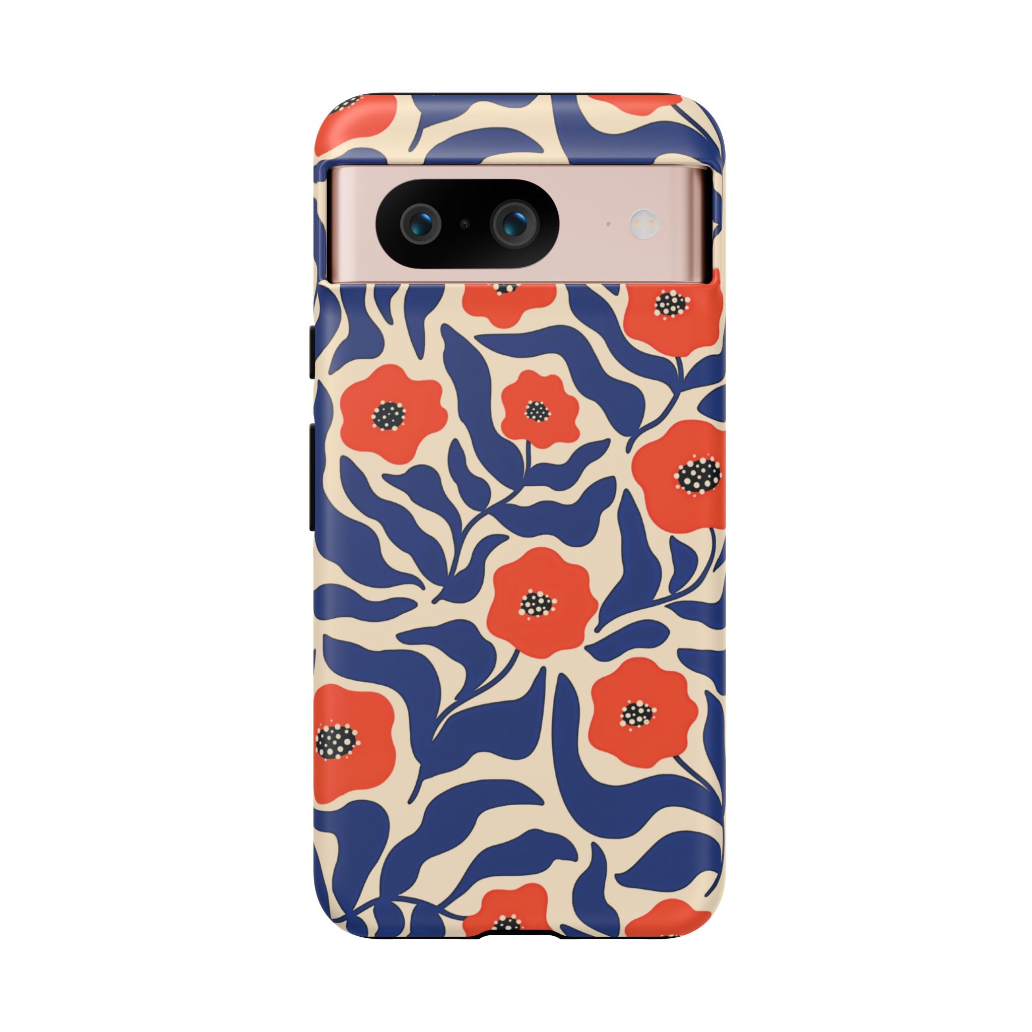 Indigo Poppy Phone Case