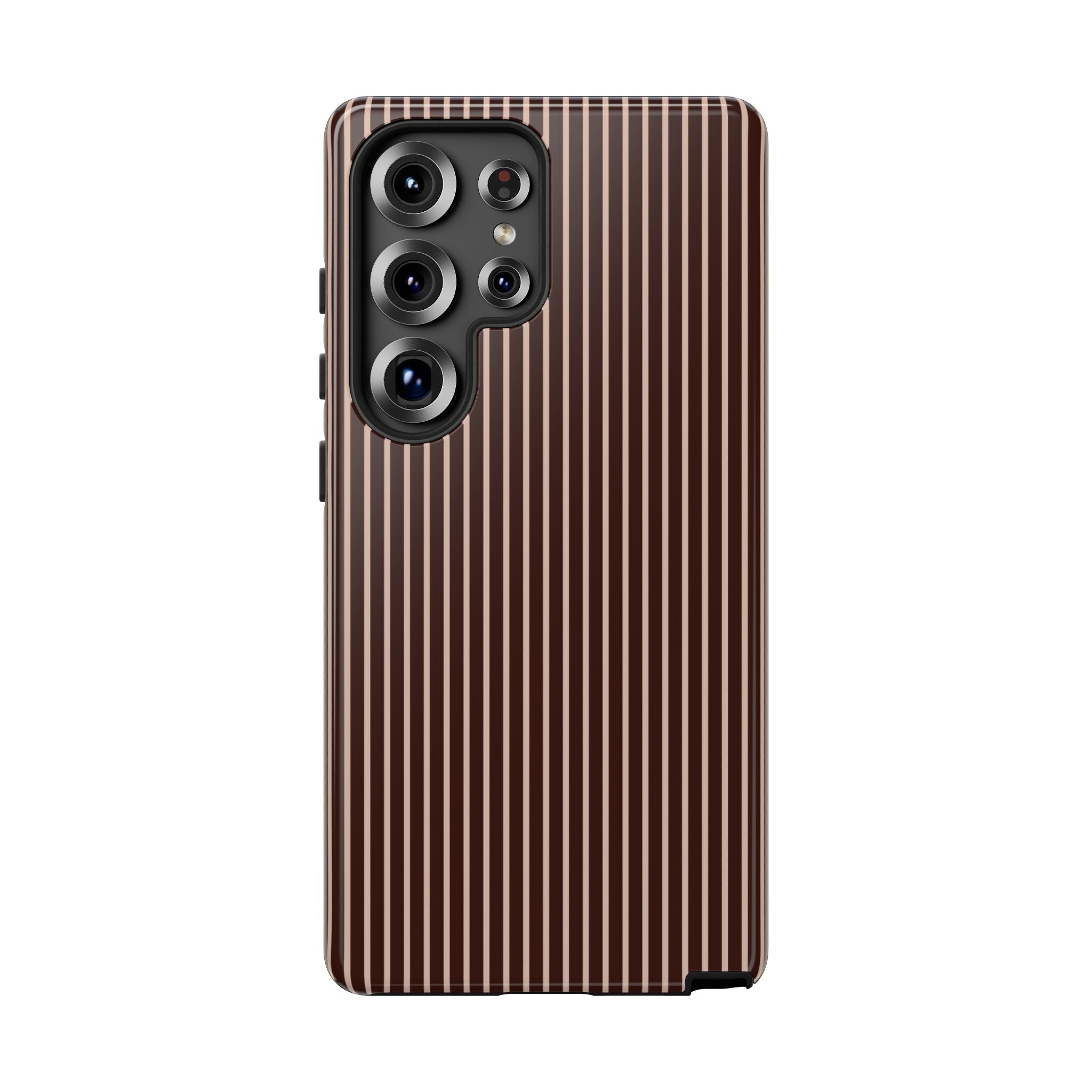 Cocoa Stripe Phone Case