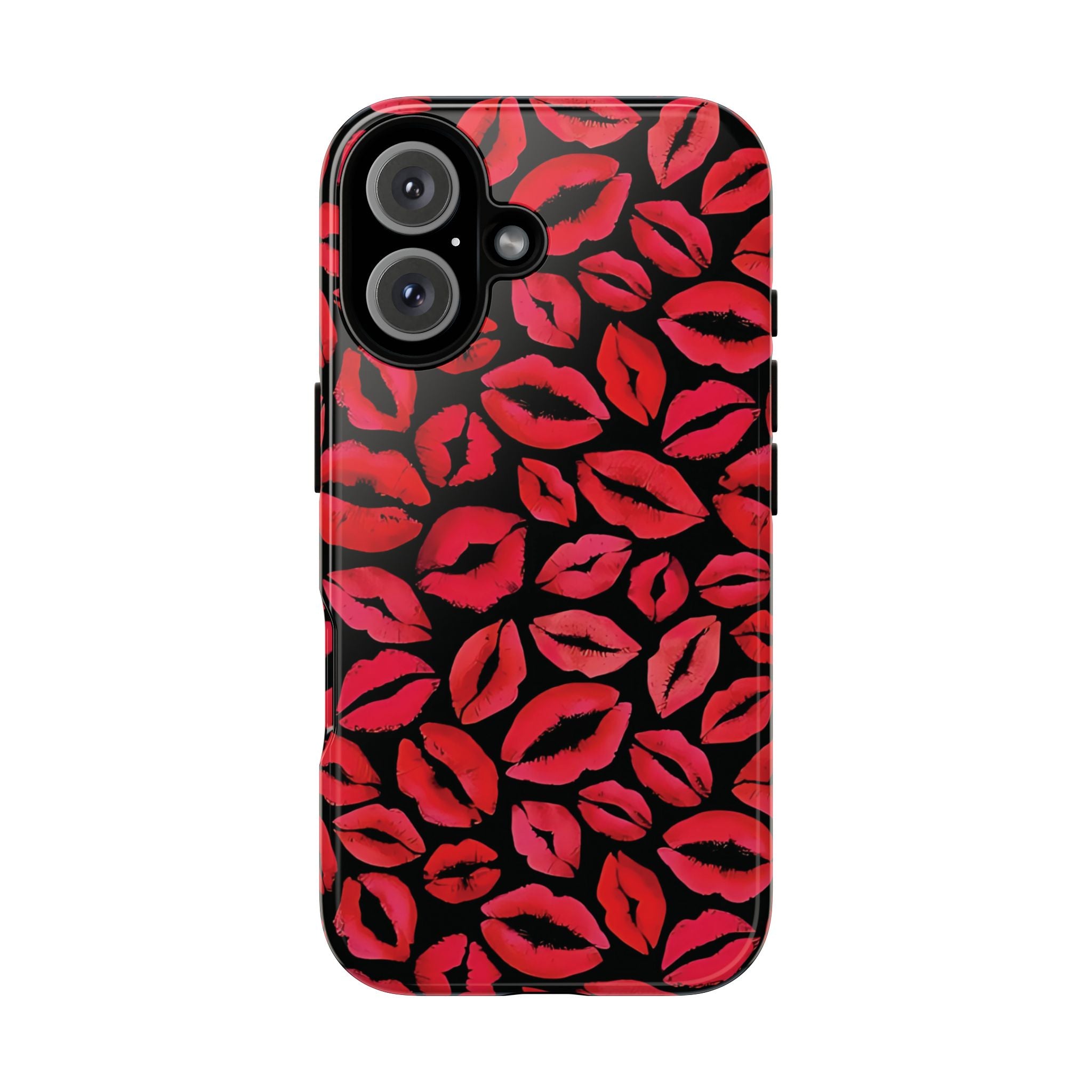 Coque iPhone à lèvres rouges | Embrasse et dis-moi