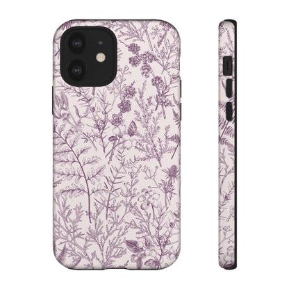 Plum Botanical Garden | Purple Floral Case