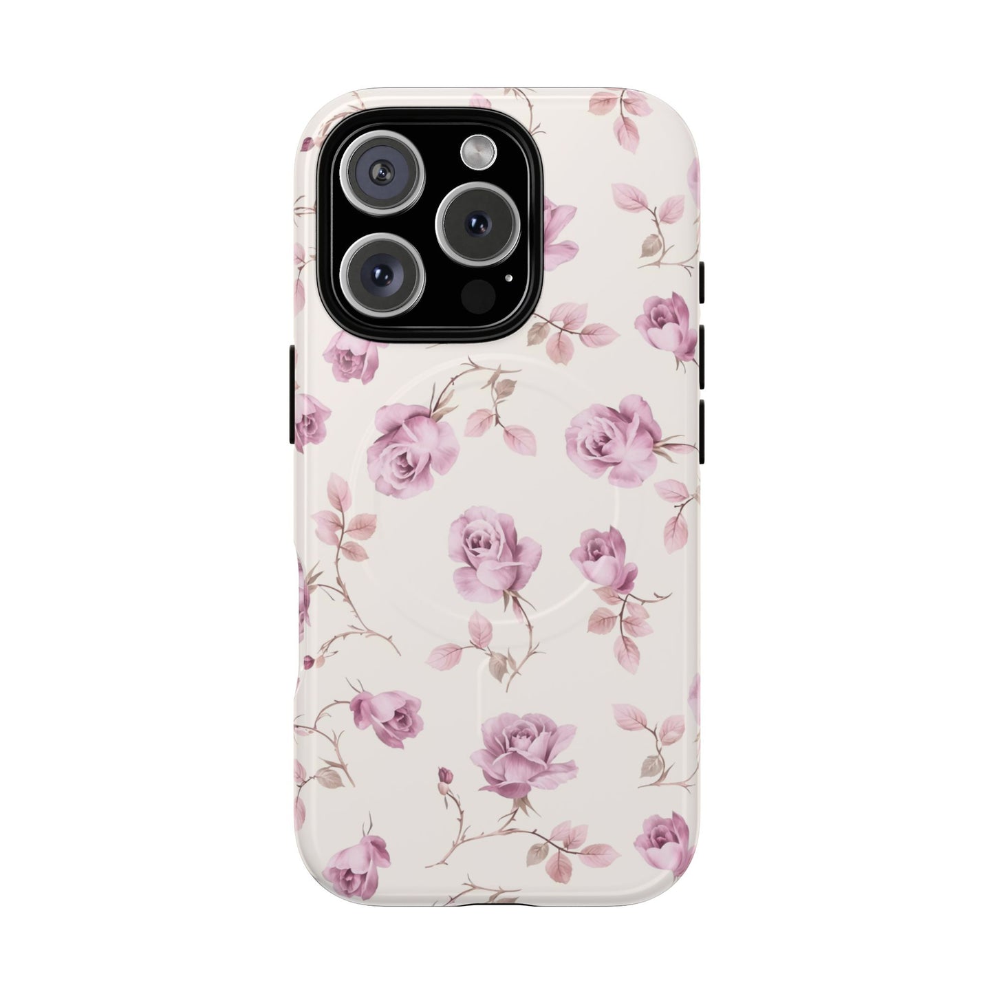 Funda MagSafe con diseño floral y estilo vintage Rose