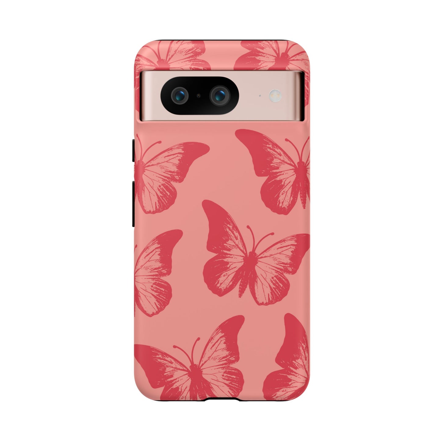 Social Butterfly | Peachy-Pink Butterfly Case