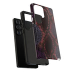 Plum Viper | Snake Print Galaxy Case