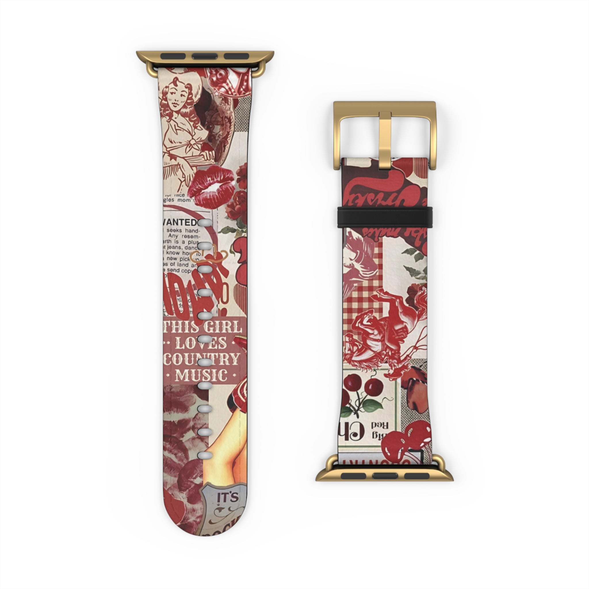 Cowgirl Collage Apple Watch Band