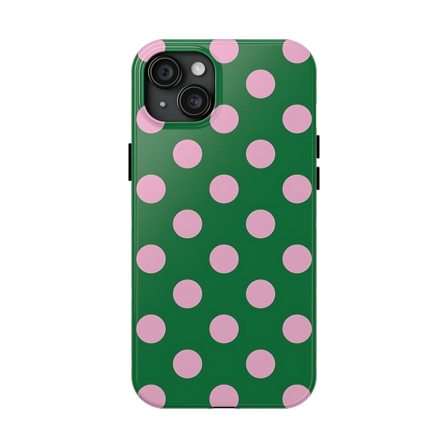 Dots | Green Polka Dot iPhone Case