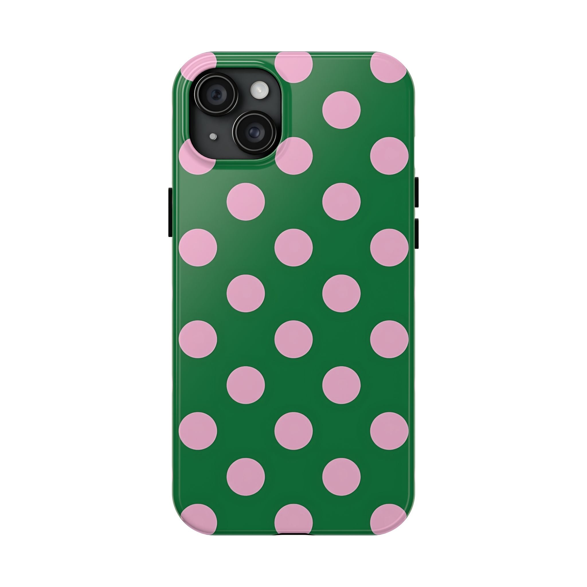 Dots Green Polka Dot iPhone Case