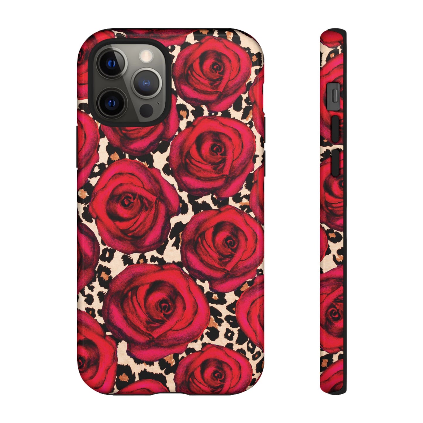 Rose Leopard | Red Floral Case