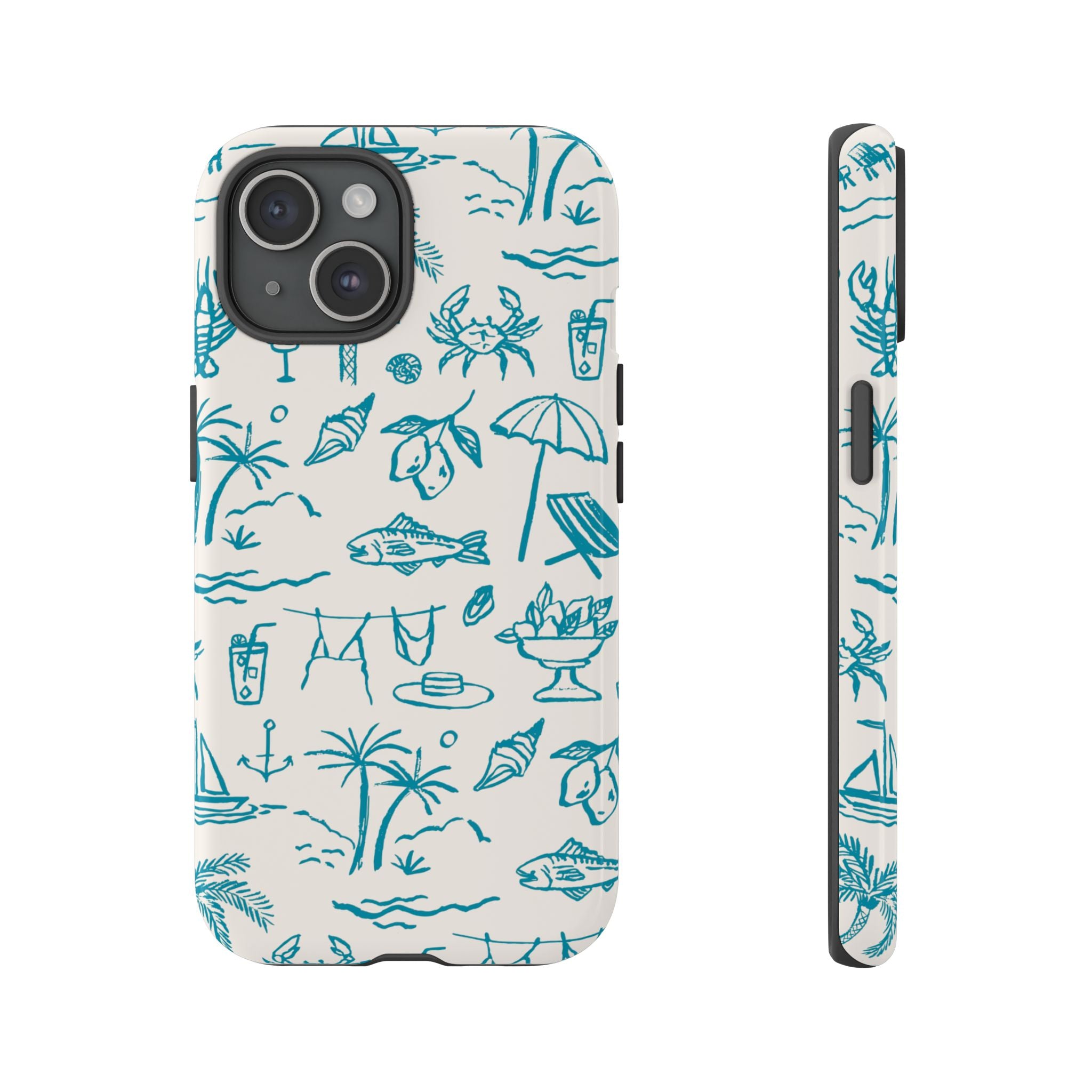 Meet Me Seaside iPhone Case