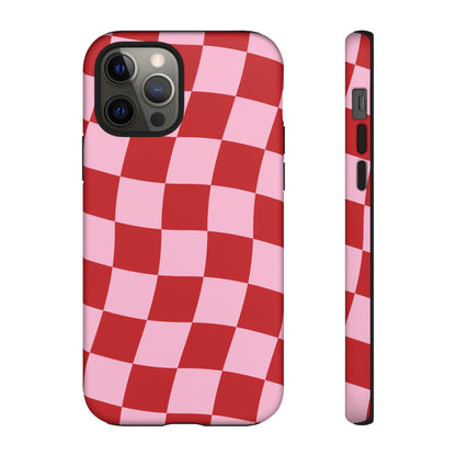 In Check | Wavy Checkerboard Case