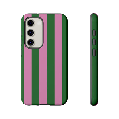 Retro Stripe | Pink & Green Y2K Case