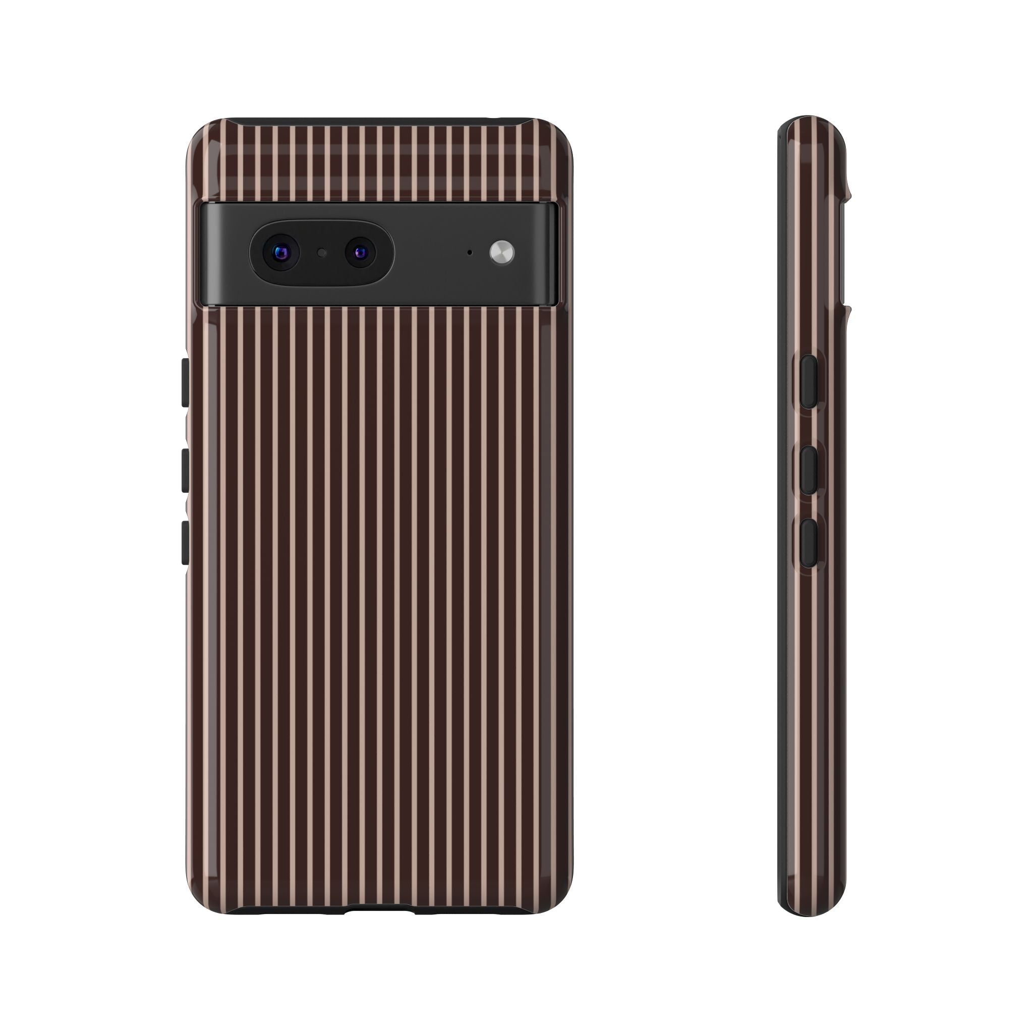 Cocoa Stripe Phone Case
