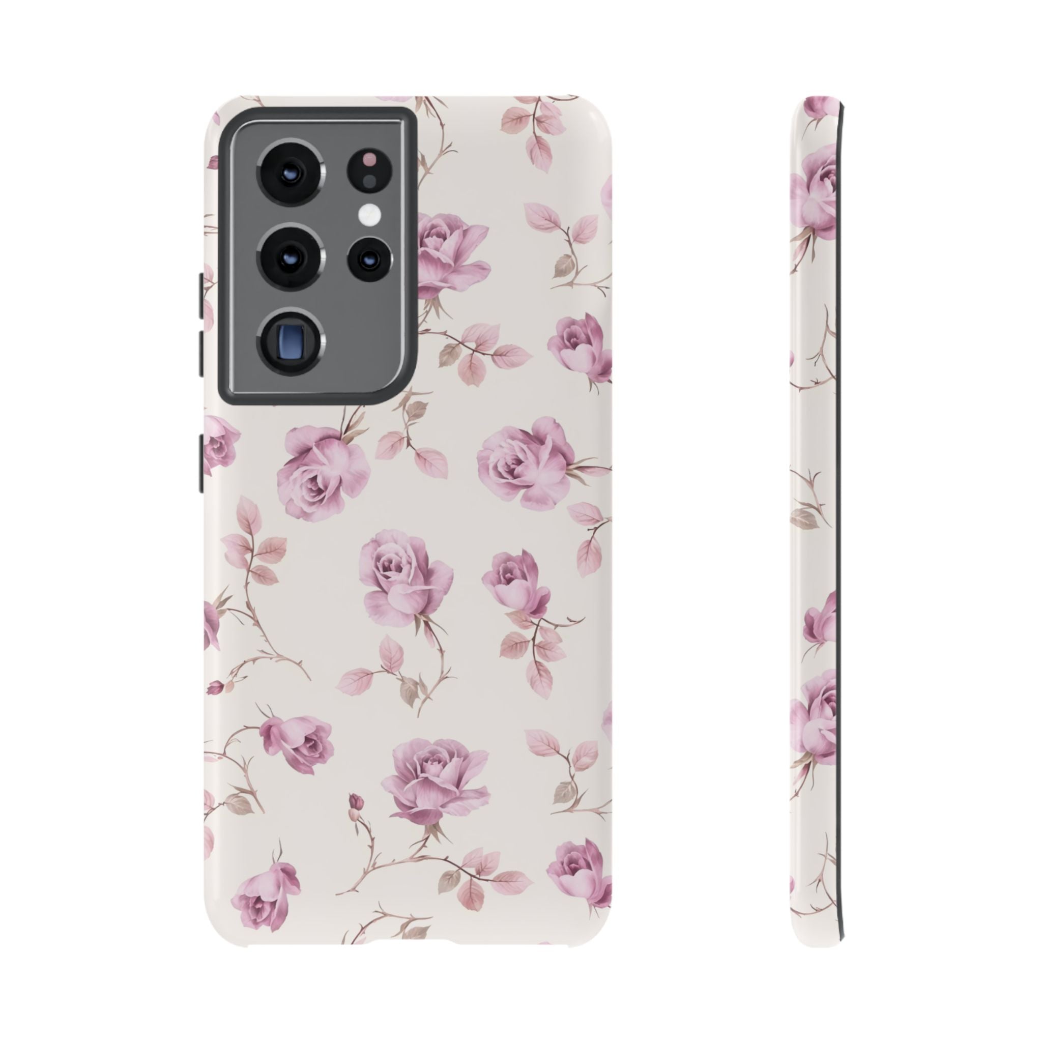 Vintage Rose Coquette Floral Galaxy Case